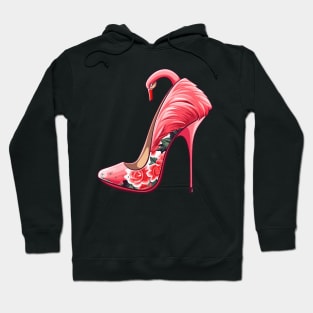 Flamingo high heel shoe Shoe lover Hoodie